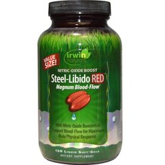 Репродуктивне здоров'я чоловіків Steel-Libido RED, Irwin Naturals, 150 - фото