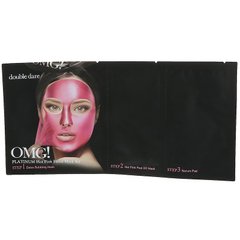 Платиновый горячий розовый комплект маски для лица, Double Dare, 1 комплект - фото
