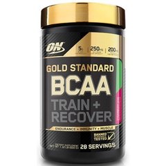BCAA Train + Recover, фруктовый пунш, Optimum Nutrition, 280 г - фото