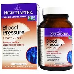 Поддержка артериального давления, Blood Pressure, New Chapter, 60 капсул - фото