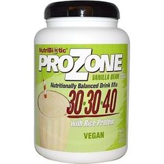 Рисовий протеїн напій, Prozone, NutriBiotic, 637.5 грам - фото