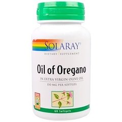 Масло орегано, Oil of Oregano, Solaray, 150 мг, 60 капсул - фото