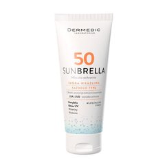 Солнцезащитное молочко SPF 50+ для чувствительной кожи, Sunbrella, Dermedic, 100 мл - фото