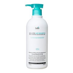 Кератиновий безсульфатний шампунь, Keratin LPP Shampoo, La'dor, 530 мл - фото