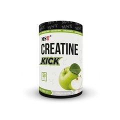 Креатин, Creatine Kick Green Apple (7 креатинов в 1), MST Nutrition, вкус зеленое яблоко, 500 г - фото