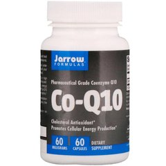 Коэнзим Q10 (Co-Q10), Jarrow Formulas, 60 мг, 60 капсул - фото
