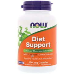 Дієтична підтримка, Diet Support with ForsLean, Now Foods, 120 капсул - фото