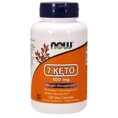 7 кето DHEA, 7-Keto, Now Foods, 100 мг, 120 капсул - фото