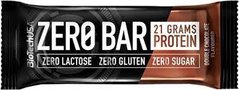 Батончик ZERO Bar, Biotech USA, смак шоколад-банан, 50 г - фото