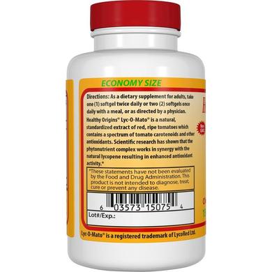Ликопин (Tomato Lycopene), Healthy Origins, комплекс, 15 мг, 180 капсул - фото