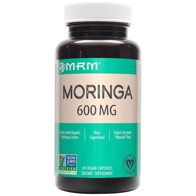 Моринга, Moringa, MRM, для веганов, органик, 600 мг, 60 капсул - фото