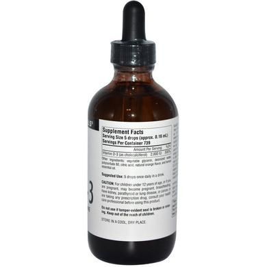 Витамин D3, Vitamin D-3, Source Naturals, 118.28 мл - фото