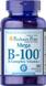 Витамины группы В, комплекс, Vitamin B-100, Puritan's Pride,100 капсул, фото – 1