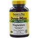 Магний, Magnesium, Nature's Plus, Dyno-Mins, 250 мг, 90 кислотоустойчивых таблеток, фото – 1