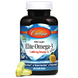 Риб'ячий жир Омега-3, Elite Omega-3, Carlson Labs, лимон, норвезький, 1600 мг, 60 гелевих капсул, фото – 5