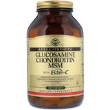 Глюкозамин, хондроитин, метилсульфонилметан с Эстер-C, Glucosamine Chondroitin MSM With Ester-C Solgar, 180 таблеток, фото