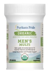 Мультивітаміни для чоловіків, Men's Multivitamin, Puritan's Pride, 30 таблеток - фото