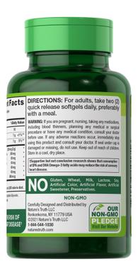 Масло криля, Krill Oil, Nature's Truth 2000 мг, 60 мягких таблеток - фото