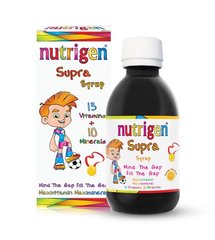 Комплекс вітамінів для дітей Супра, сироп, Nutrigen,200 мл - фото