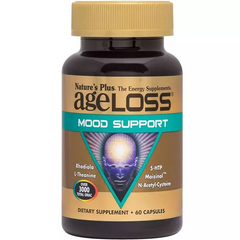 Комплекс для поддержки настроения, AgeLoss Mood Support, Nature's Plus, 60 капсул - фото