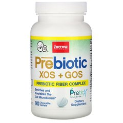 Пребіотик, Prebiotics XOS + GOS, Jarrow Formulas, 90 жувальних таблеток - фото