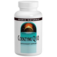 Коензим Q10, CoQ10, Source Naturals, 100 мг, 60 гелевих капсул - фото
