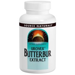Белокопитнік лікарський, Butterbur, Source Naturals, екстракт, 60 капсул - фото