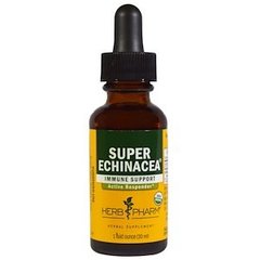 Ехінацея, екстракт, Super Echinacea, Herb Pharm, органік, 30 мл - фото