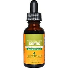 Коптіс, Coptis, Herb Pharm, екстракт кореневища, 30 мл - фото