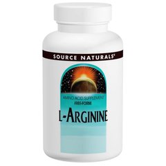 L-Аргинин 500 мг, Source Naturals, 100 капсул - фото