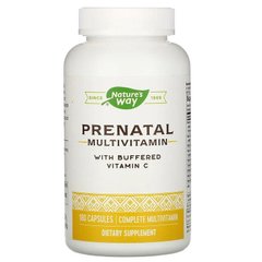 Мультивитамины для беременных, Prenatal Multi-Vitamin and Multi-Mineral, Nature's Way, 180 капсул - фото