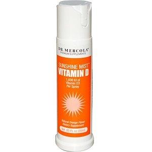 Вітамін Д3 для дітей, Vitamin D, Dr. Mercola, смак апельсина, 25 мл - фото