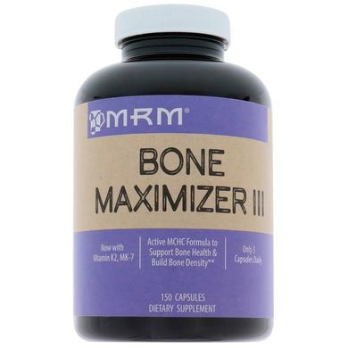 Комплекс для костей, Bone Maximizer III, MRM, 150 капсул - фото