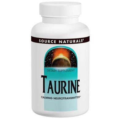 Таурин, Taurine 1000, Source Naturals, 1000 мг, 240 капсул - фото