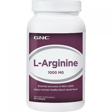 L-Аргинин 1000, Gnc, 180 капсул - фото