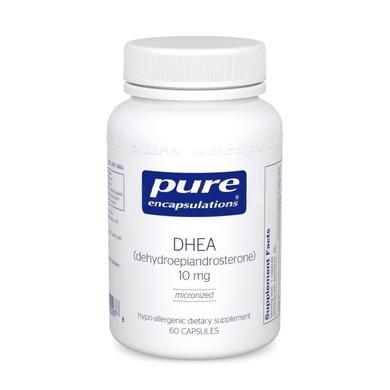 ДГЭА, DHEA, Pure Encapsulations, 10 мг, 60 капсул - фото