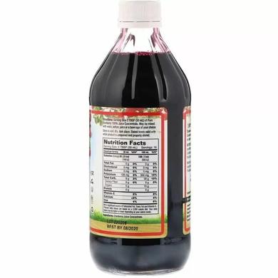 Клюквенный концентрат, Pure Cranberry, 100% Juice Concentrate, Dynamic Health Laboratories, 473 мл - фото