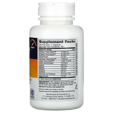 Пищеварительные ферменты, полная формула, Digest, Enzymedica, 90 капсул - фото