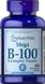 Комплекс В, Vitamin B-100 Complex, Puritan's Pride, 100 капсул, фото – 1