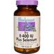 Вітамін Е з селеном, Dry Vitamin E, Bluebonnet Nutrition, 400 МО, 120 капсул, фото – 1