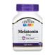 Мелатонін, Melatonin, 21st Century, 5 мг, 120 таблеток, фото – 1