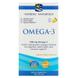 Очищенный рыбий жир, Omega-3, Nordic Naturals, лимон, 690 мг, 180 капсул, фото – 1
