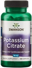 Калий цитрат, Ultra Potassium Citrate, Swanson, 99 мг, 120 капсул - фото