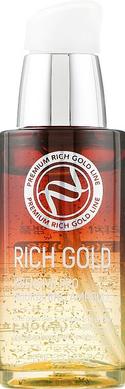 Восстанавливающая сыворотка с компонентами золота, Rich Gold Intensive Pro Nourishing Ampoule, Enough, 30 мл - фото
