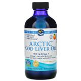 Риб'ячий жир з печінки тріски, Arctic Cod Liver Oil, Nordic Naturals, апельсин, арктичний, 237 мл, фото