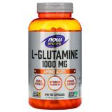 Глютамин, L-Glutamine Sports, Now Foods, 1000 мг, 240 капсул, фото