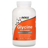 Глицин, Glycine, Now Foods, порошок, 454 грамм, фото