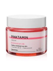 Зволожуючий гель-крем для обличчя, Pinktamin Cream, Scinic, 80 мл - фото