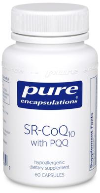 SR-Коэнзим Q10 c Пирролохинолинхиноном, SR-CoQ10 with PQQ, Pure Encapsulations, 60 капсул - фото