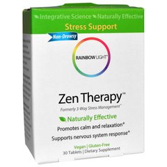 Антистресс, Zen Therapy, Rainbow Light, 30 таблеток - фото